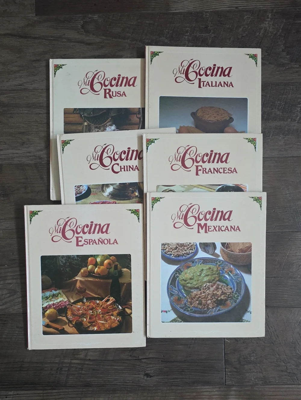 Mi COCINA • Cookbook Collection Hardcover Set Of 6, Spanish